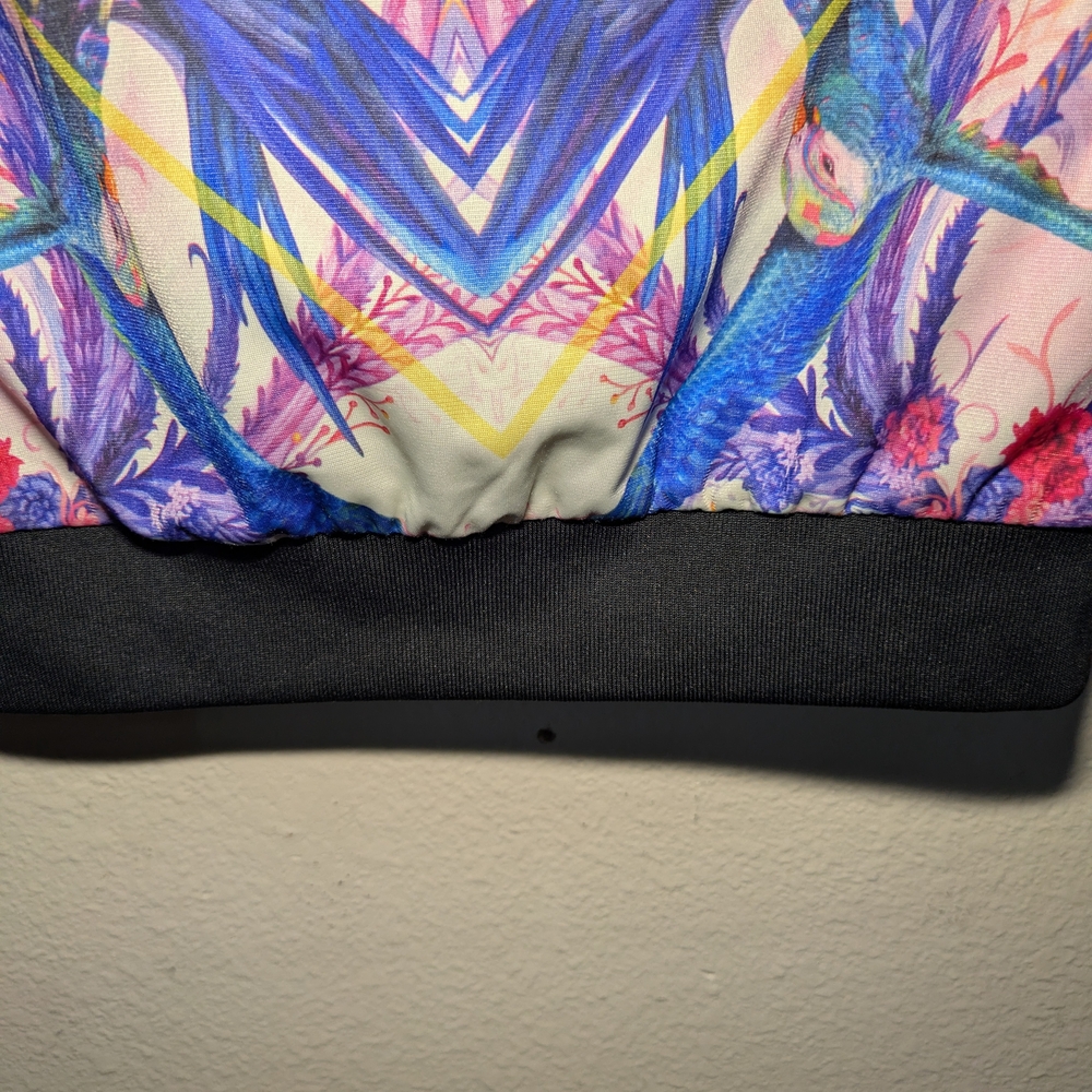 Adidas Colorful Floral Pattern Jacket - Picture 8 of 8